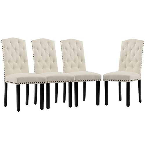 Dagonhil Upholstered Dining Chairs Set of 4